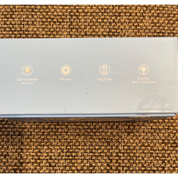 Tecknet Web Camera TK-CA001 HD 1080P w/Microphone LED Light Touch Control - Picture 4 of 6